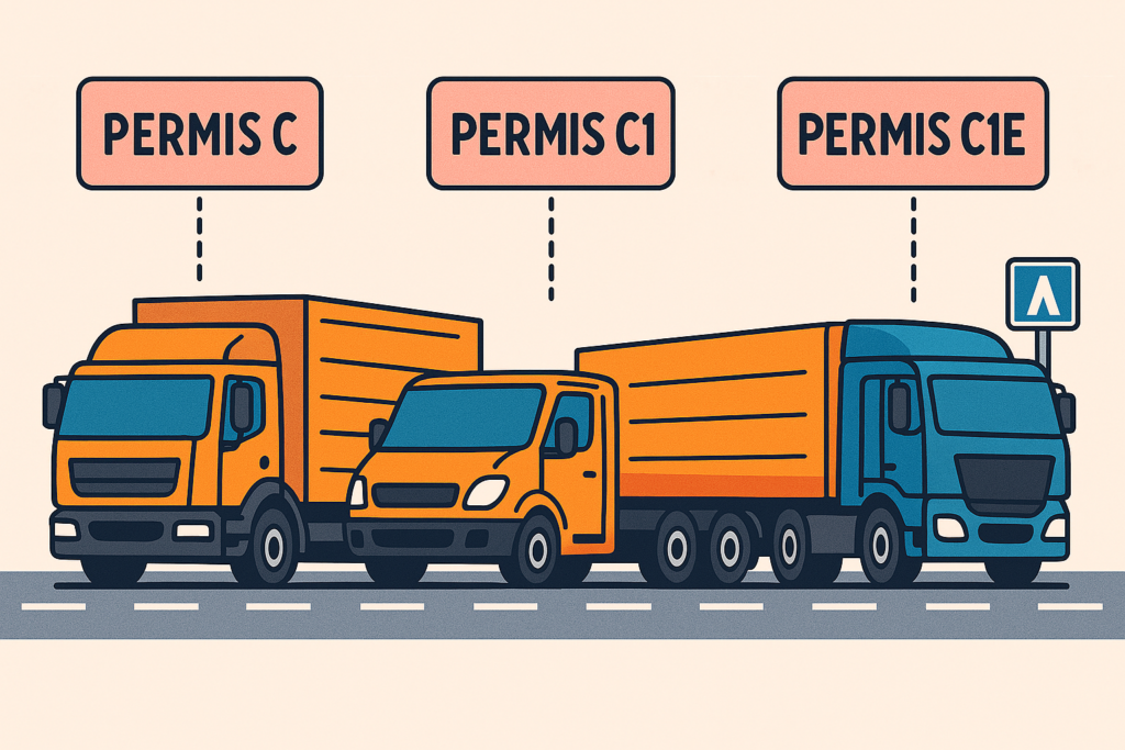 Guide complet des permis poids lourds : C, C1 et C1E